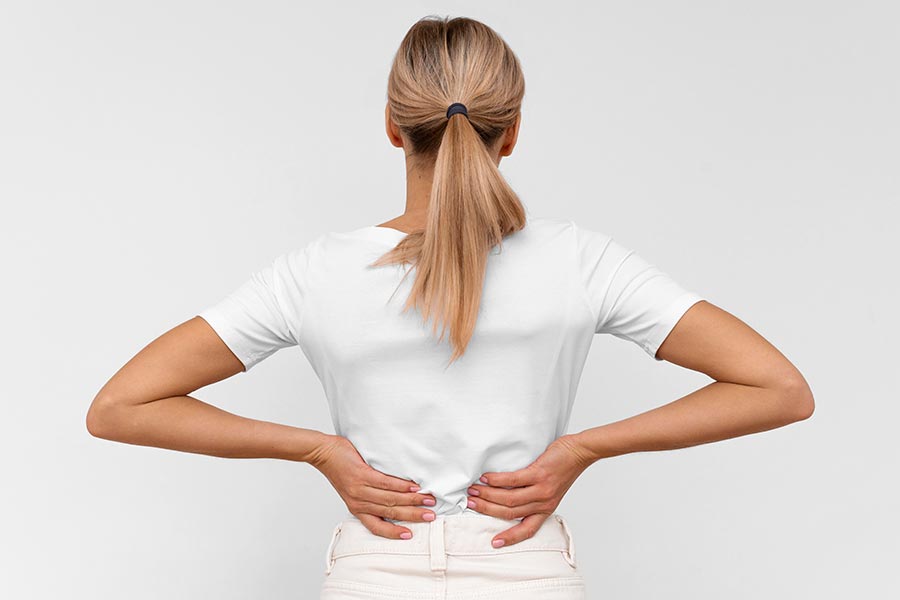 paciente con dolor lumbar